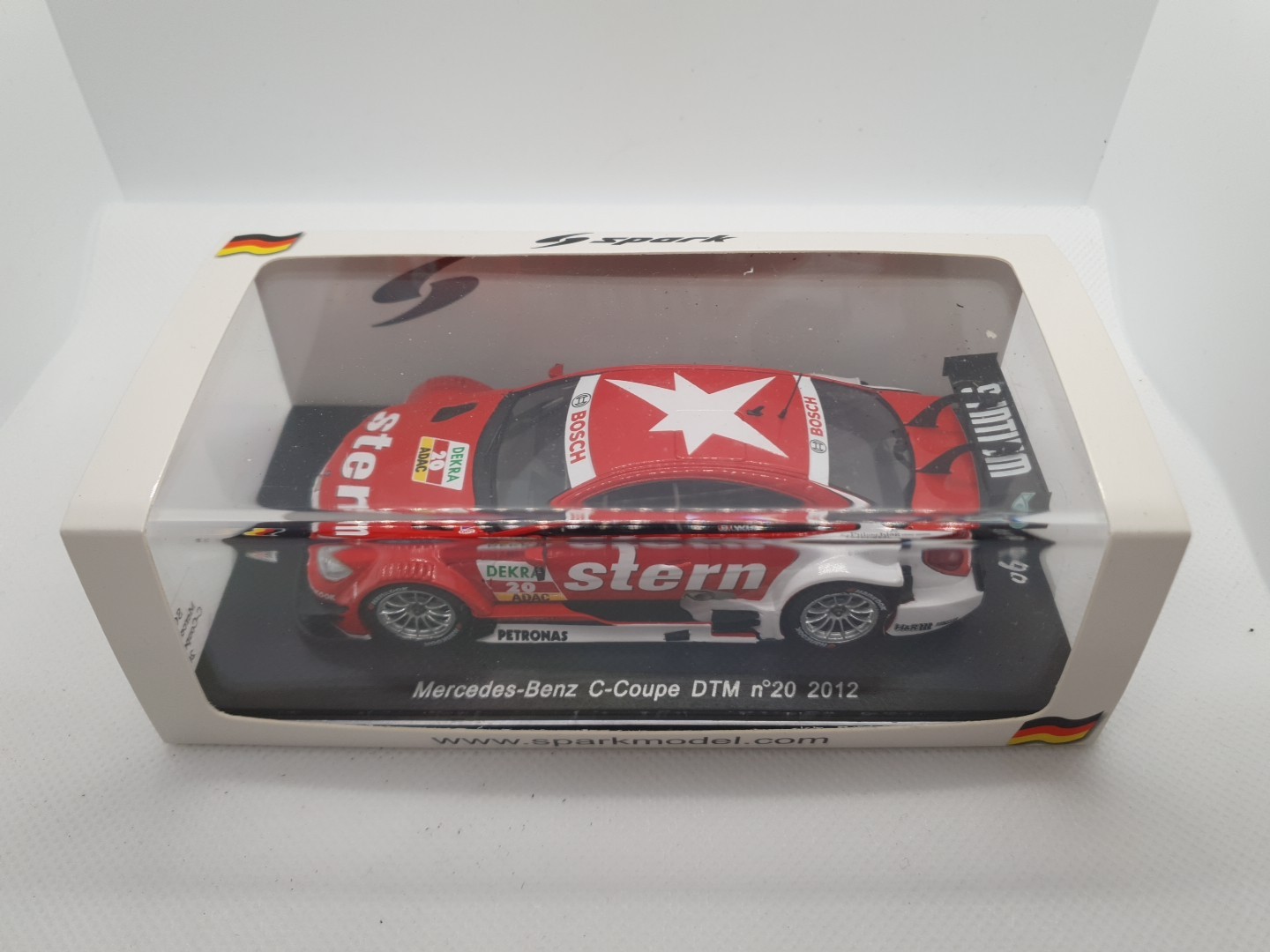 Spark Model SG056 Mercedes-Benz C-Coupe DTM #20 2012 Robert Wickens Diecast 1:43