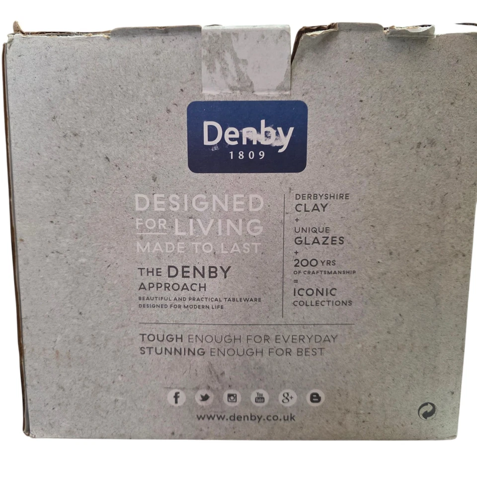 Denby Natural Canvas 12-Piece Bowl Set 4 Pasta, 4 Cereal, and 4 Desert Bowls - Image 2 of 4