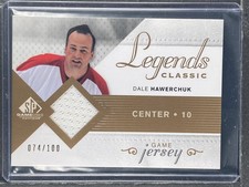 Hawerchuk, Dale - 2007-08 SP Game Used - Swatch - 74/100