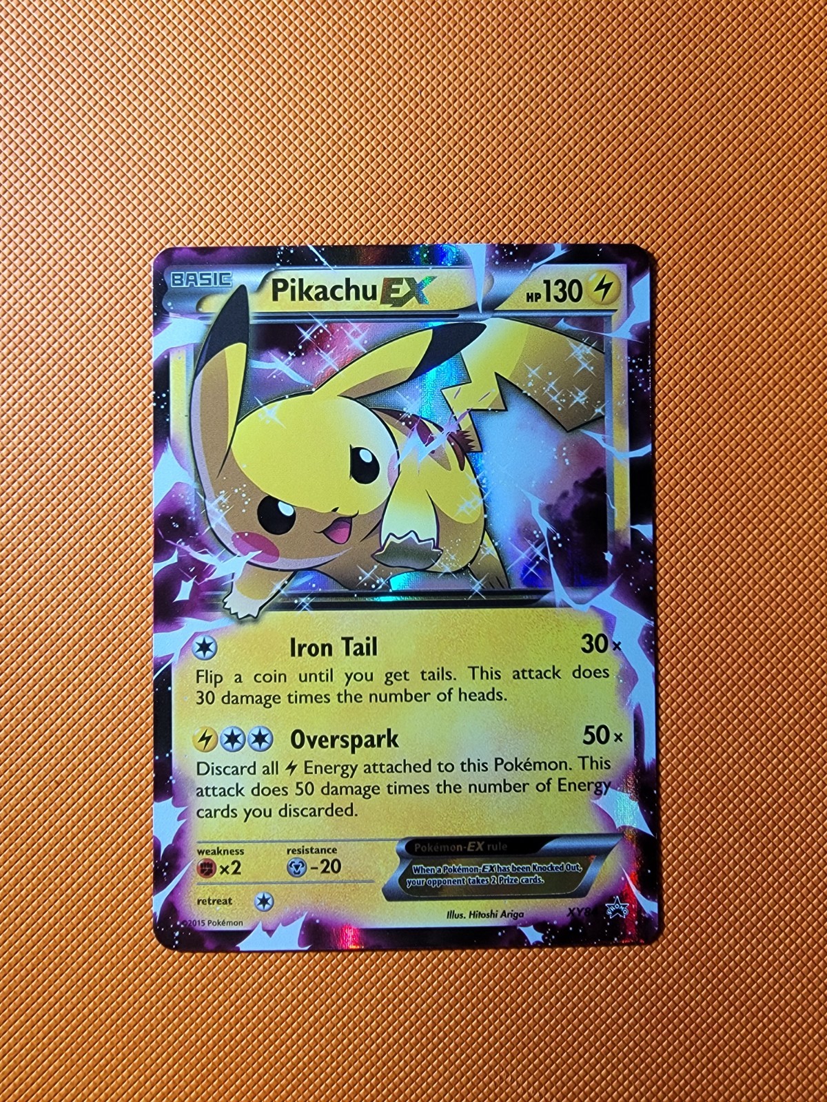 Pokemon: Pikachu EX - XY84 Black Star Promo - XY Promo - LP