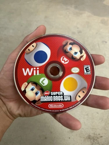 SUPER MARIO BROS (Nintendo Wii) DISC ONLY- NO CASE - Tested & Working