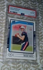 2024 Panini Donruss Rated Rookie New England Patriots Drake Maye Rookie Rc Psa 8