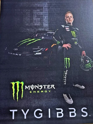 2026 TY GIBBS ''MONSTER ENERGY JGR''#54 NASCAR CUP SERIES POSTCARD