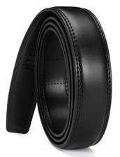 Ratchet Belt Strap Only 1 1/4", Replacement Leather Belt for 32mm Buckle