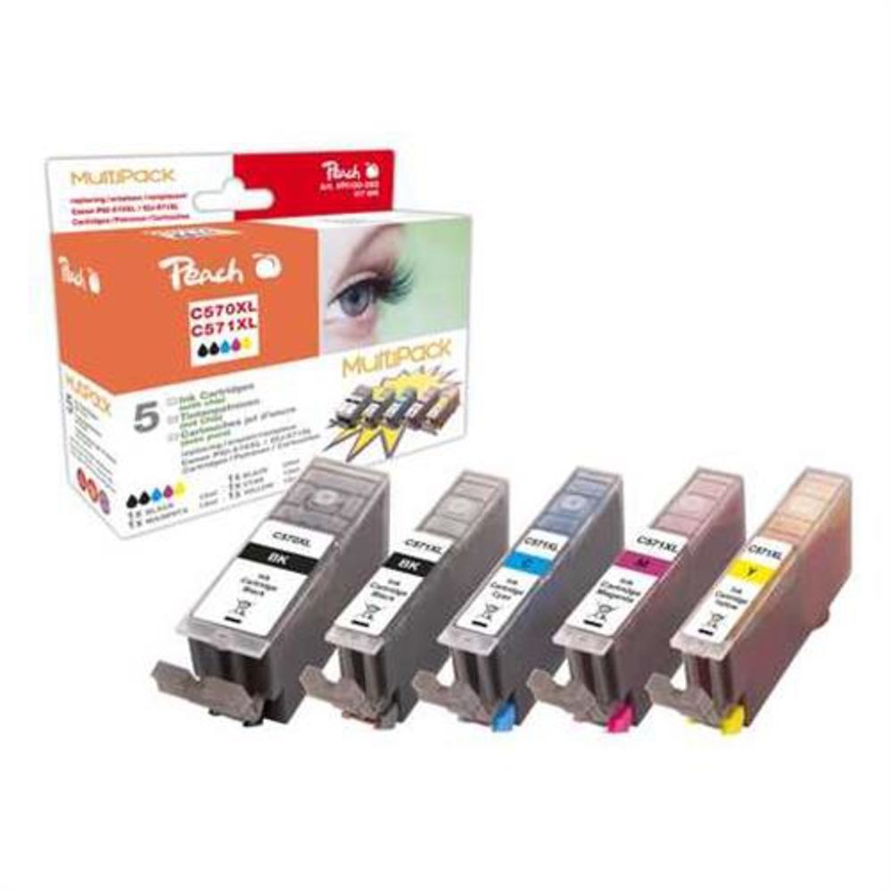 Peach Tinte MP kompt PGI-570XL/CLI-571XL