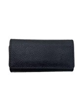 LOUIS VUITTON Multicle 4 Taiga BLK Leather BLK Plain Men's
