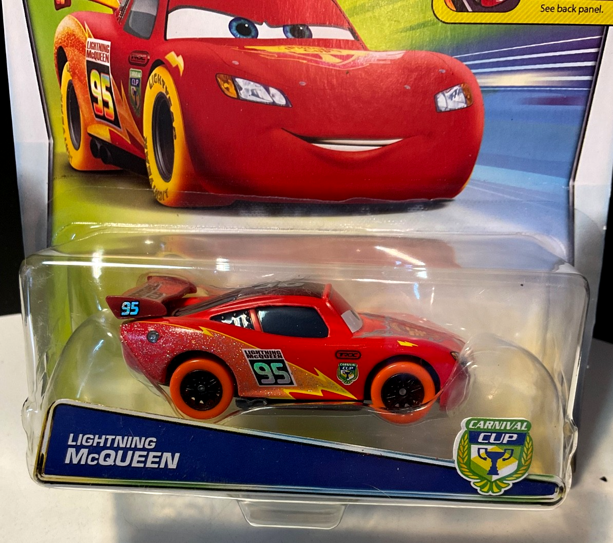 Disney Pixar Cars LIGHTNING MCQUEEN Carnival Cup Die-Cast T-ROC Target ...