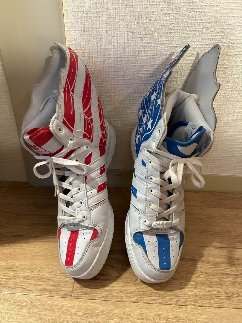 RARE adidas Jeremy Scott JS Wings Flag Sneakers US 11 Limited