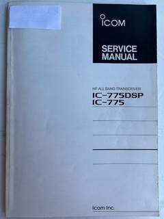 ICOM Original Service Manual IC 775DSP KW Transceiver