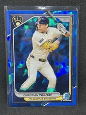 2024 Bowman Chrome Sapphire - Christian Yelich #14 NM
