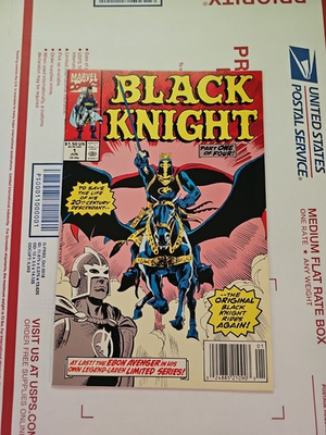 #ad BLACK KNIGHT #1 VF Range 1990 Original Black Knight Rides Again $9.99