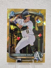 2025 Bowman Chrome Draft Sapphire Edition - Gavin Turley #BDC-28 Gold /50 (RC)