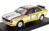 Modellauto Statisch Hachette Audi Quattro Winner Rally Sweden 1984 Blomqvist