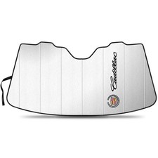 Cadillac Logo Logo Jumbo-Size Stand Up Universal Fit Auto Windshield Sun Shade