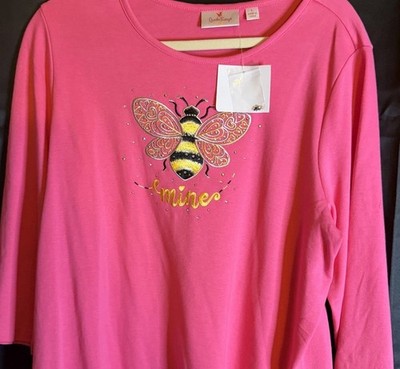 Quacker Factory Bee Mine t Shirt Lg