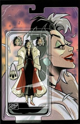 Disney Villains Cruella De Vil #1 cover F virgin ''action figure'' 10 copy variant