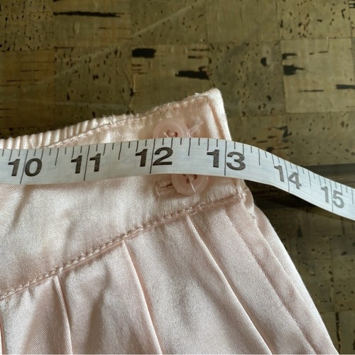 Pandora Vintage High Waisted Pleat Front Silky Pants Pink Women’s 11/12 26 Waist - Picture 11 of 13