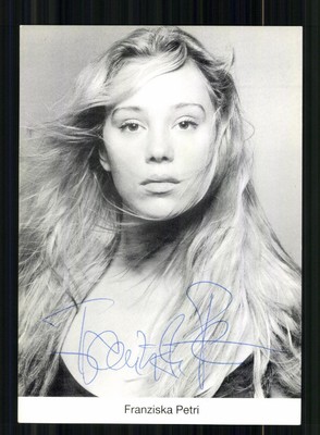 Franziska Petri Autograph Card Original Signed # BC 221931