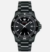 Orologio Uomo Movado Serie 800 PVD Nero 40mm 2600143 Quadrante Nero Quarzo