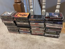 Lot of 40 Hard Rock Heavy Metal Classic Rock Vintage Cassette Tape LOT--RARES
