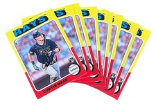 2024 Topps Heritage - Curtis Mead - #176 - RC  - Rays - LOT OF 8 - NM/Mint