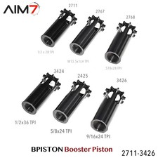 Aim7 Gen 2 Threaded Adapter CNC Machined Steel 1/2x28 5/8x24 .578x28 M13.5x1LH