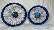 GatorRimZ KTM65 2012 forward Blue replacement wheels 14" front, 12" rear