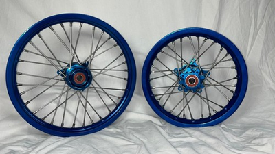 #ad GatorRimZ KTM65 Husky 2012 forward Blue replacement wheels 14quot; front 12quot; rear $719.00