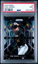 2025 PANINI PRIZM PRIZMATIC PAUL SKENES 7 PSA 9