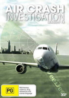 Air Crash Investigations (Season 13) NEW PAL 3-DVD Set Gary Lang Stephen Bogaert