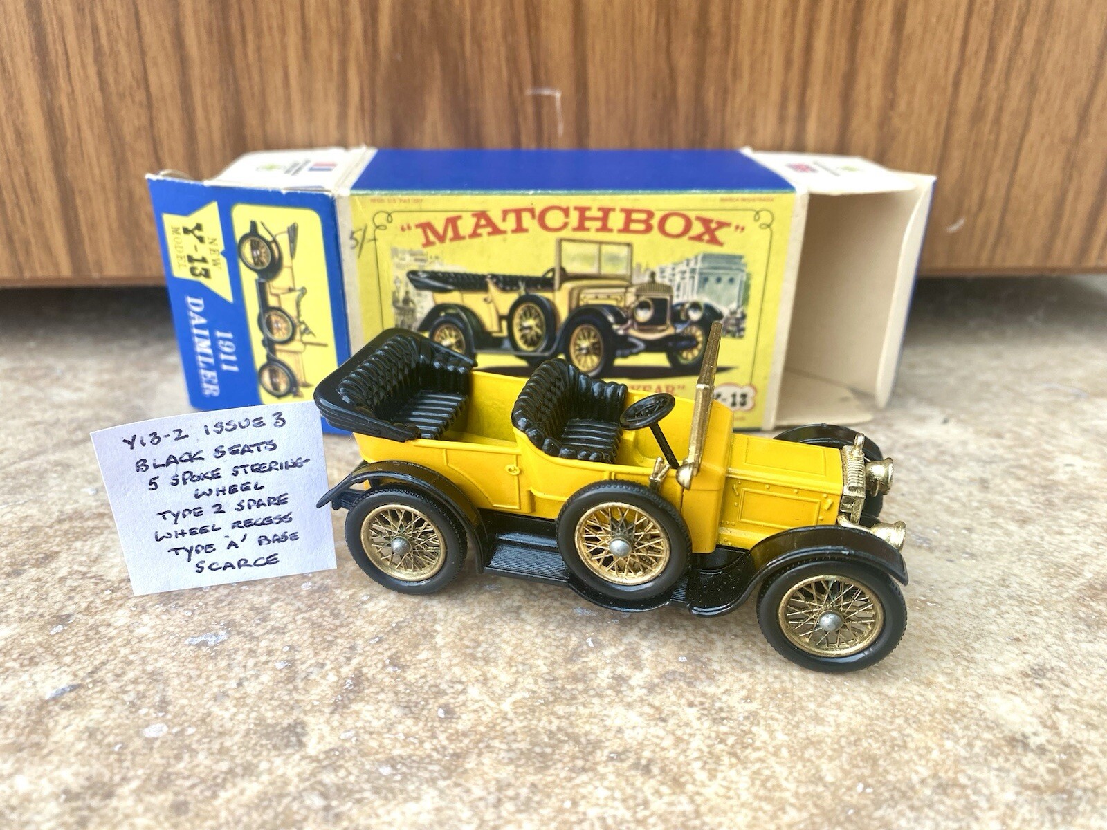 (1553)マッチボックス Y-13 1911 ダイムラー Matchbox Yesteryear Y13, 1911 Daimler - Free Price Guide