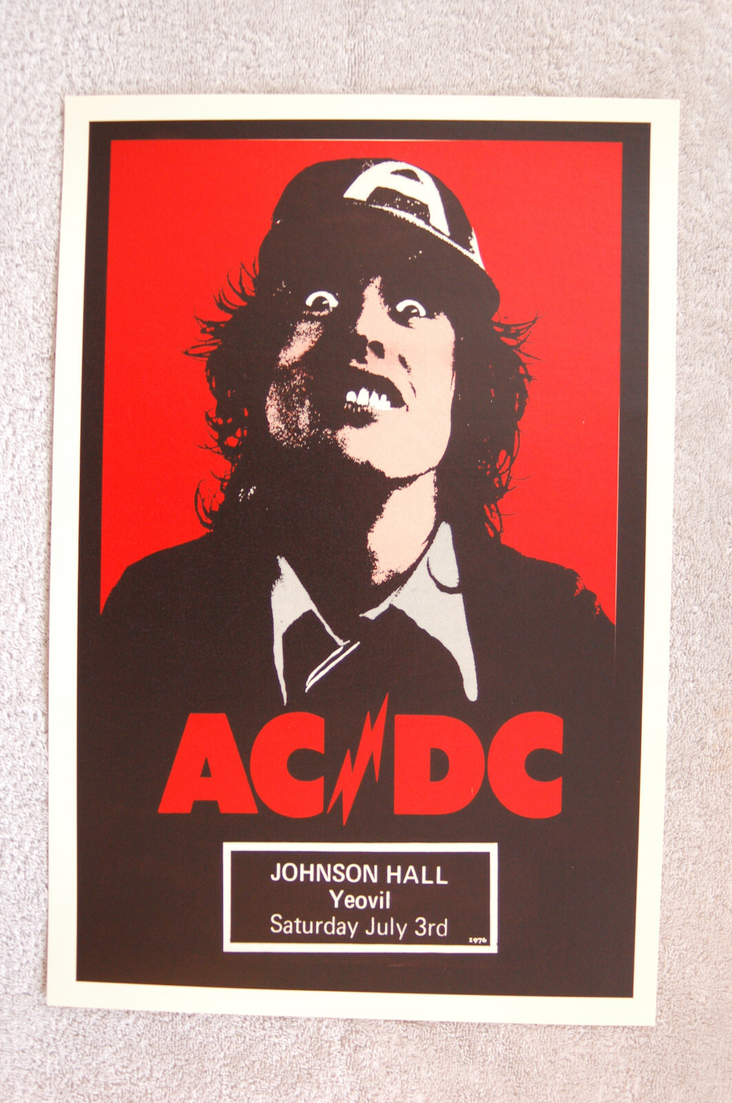 AC DC Concert poster 1976 United Kingdom -- | eBay