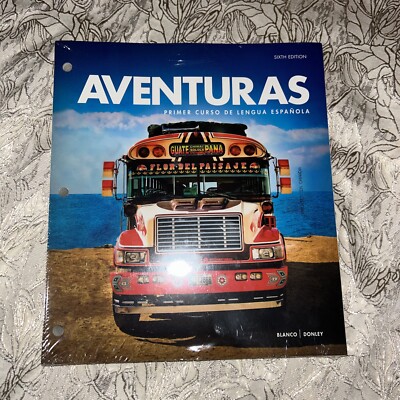 Aventuras 6th Edition Textbook Brand New - NO CODE -looseleaf