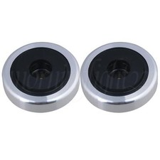 12PCS Sliver Aluminum Plastic Audio Amplifier Feet Pads 40 12mm