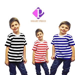 boys red and white striped shirt