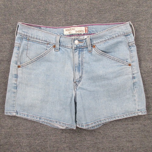 Levis 515 Shorts Womens 10 Nouveau Shorts Blue Light Wash Denim Bermuda  Stretch | eBay