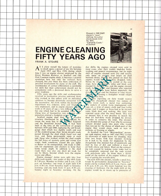 Frank Stears Great Western Railway Southall Old Oak Common 1974 Artikel / Druck
