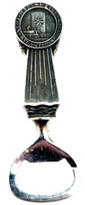 Vintage Sterling Handle MAERSK LINE FAR EAST SERVICE Bottle Opener DENMARK Ships