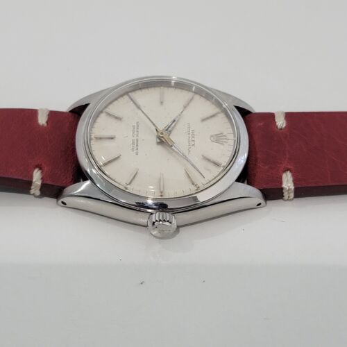 Rolex Oyster Perpetual Ref 1002 34mm Mens Automatic 1960s Swiss Vintage RA143R - Picture 4 of 11