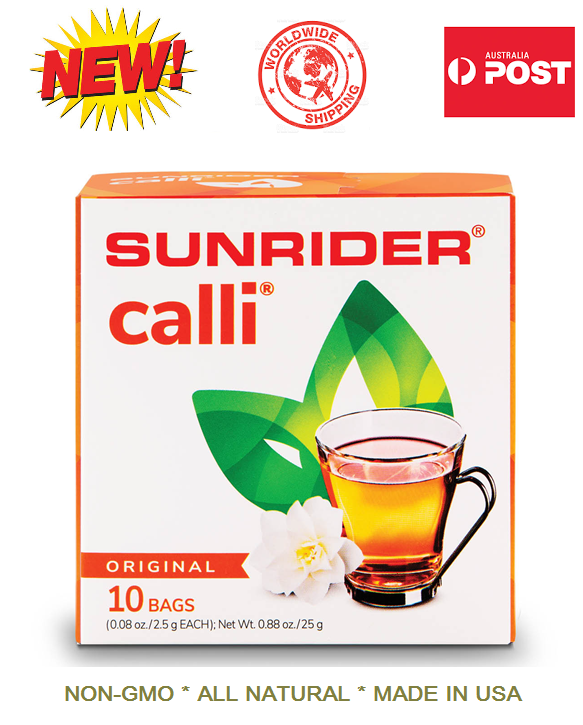 SUNRIDER CALLI TEA Original Concentrated Herbal 10 x 2.5g bags