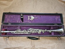 A. Fontaine metal clarinet. France. Good condition, vintage.