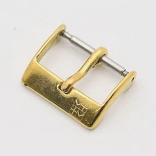 FREDERIQUE CONSTANT Genuine Buckle Men’s Watch Strap Band Parts Gold Color 16mm