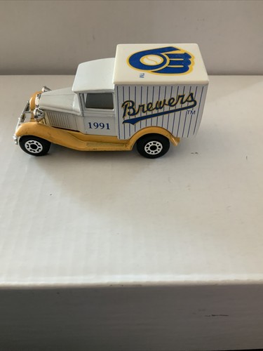Camión de caja de cerillas Milwaukee Brewers 1991 MLB béisbol #185 - Imagen 2 de 3