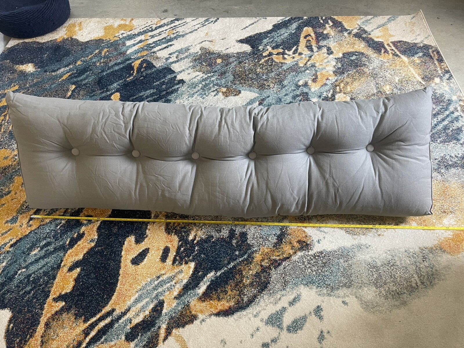 Soft Headboard Triangular Wedge Reading Pillow Daybed Backrest Cushion, WOWMAX-image