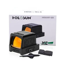 Holosun HE509T-GR-X2 Green 2MOA Dot & 32MOA Circle Reflex Sight, Concealed Carry