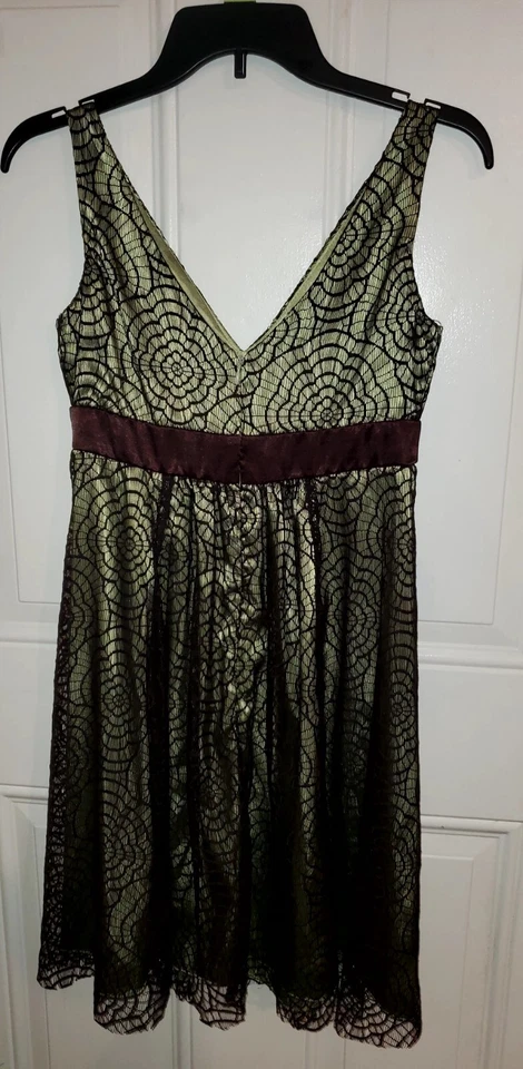 Vtg 90s Women's Green Babydoll Fairy Whimsigoth Grunge Coquette Mini Dress Sz XS - Image 2 of 2