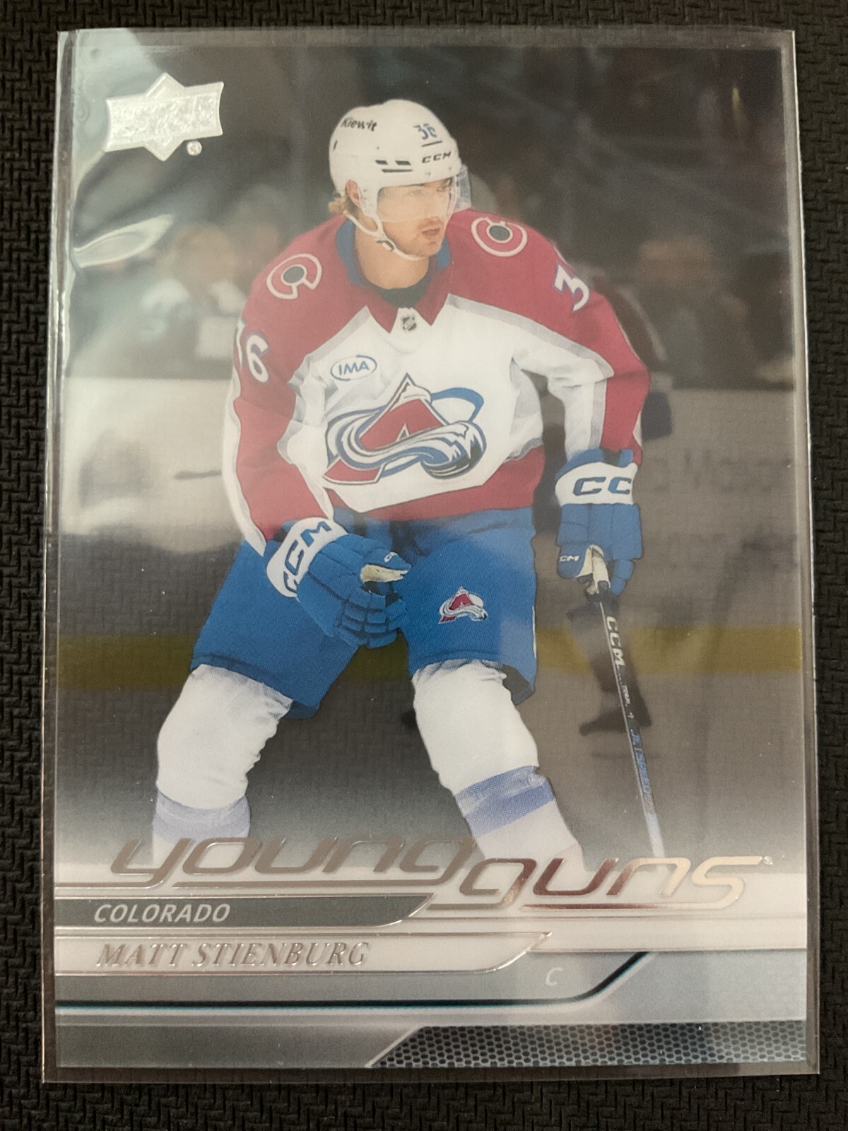 Matt Stienburg 2024-25 Upper Deck Series 2 Clear Cut Young Guns RC Card #486