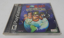 Worms World Party Sony PlayStation 1 PS1, 2002 Complete