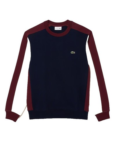 New Supreme Lacoste Logo Panel Hooded Sweatshirt Light Blue Size