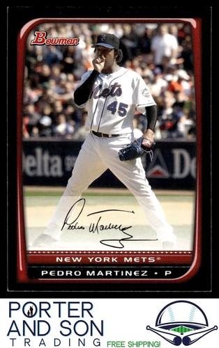 Pedro Martinez 2008 Bowman #195 New York Mets